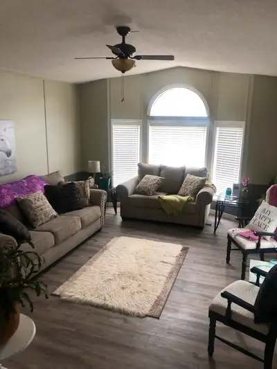 Furnished room. Shared kitchen/bath, washer/dryer and living space. Some storage available. Parking....