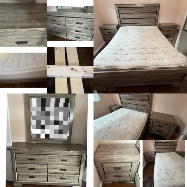 Ensemble de chambre Queen complet à vendre in Beds & Mattresses in Longueuil / South Shore - Image 3