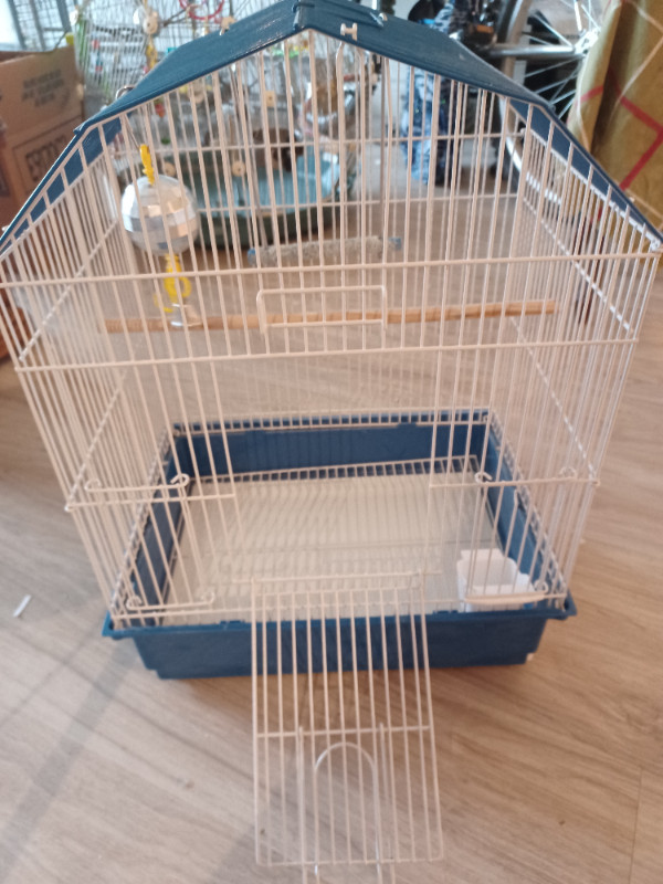 Birdcage with a swing and disco-ball like new in Birds for Rehoming in Abbotsford - Image 3