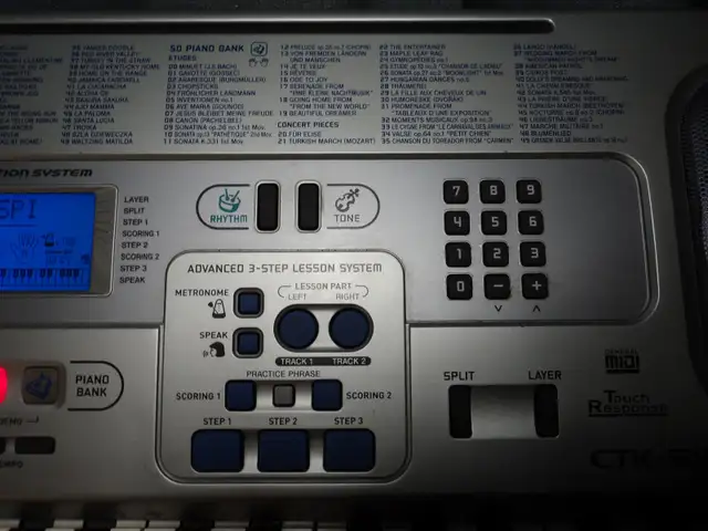 Casio CTK-591 Full-Size 61 Key Keyboard with Song Memory Record64728172316803124