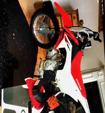 2018 Honda CRF 110. Great bike, nothing wrong, son quickly outgrew it. Lightly used, well maintained...