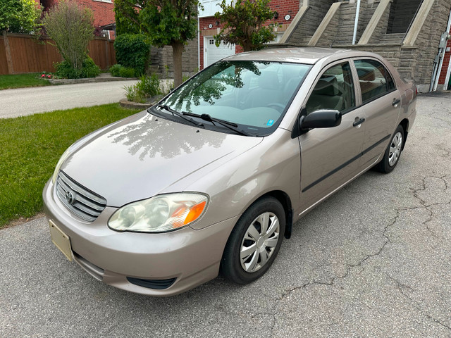 2003 Toyota Corolla ***ONE OWNER + INCLUDES SAFETY*** in Cars & Trucks in Mississauga / Peel Region