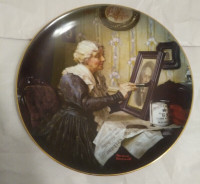 Grandma's Love by Norman Rockwell Limited Collectors Plate.