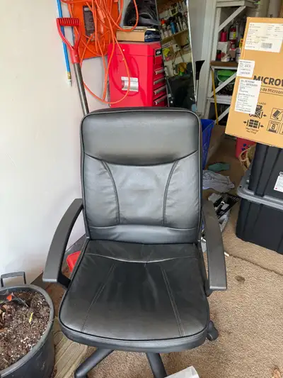 Leather office chair, View more
