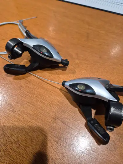 Shimano bike shifter set (including cables), View more