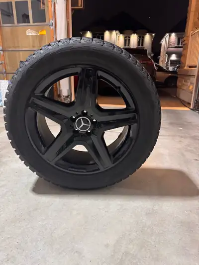 Selling a set of four 2023 Mercedes Benz GLS winter tires, complete with original Mercedes rims. The...