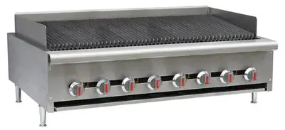Commercial 48" Grill Heavy Duty Charbroiler-Natural Gas/Propane Specifications * Cast iron top grate...