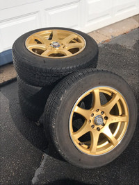 Used Tires and Rim Set