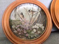Nature pictures .. framed plates in Yarmouth $50 for set of 3