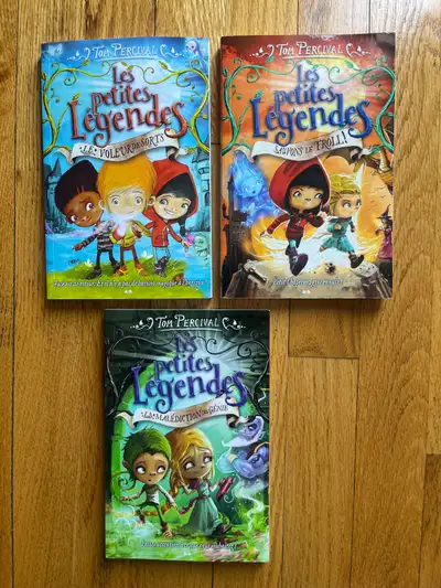 LIVRE ENFANT * LES PETITS LÉGENDES 1-2-3 *(6$ ch/15$ le lot de 3, View more