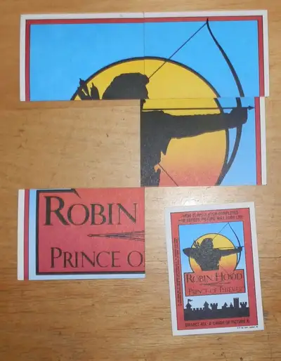 5 Robin Hood Prince of Thieves Trading Cards, View more