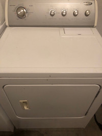 Whirlpool dryer can deliver 