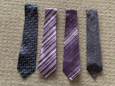 Men's Ties - Purple, View more