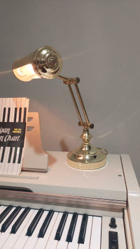 Gold Flexible Desk Lamp