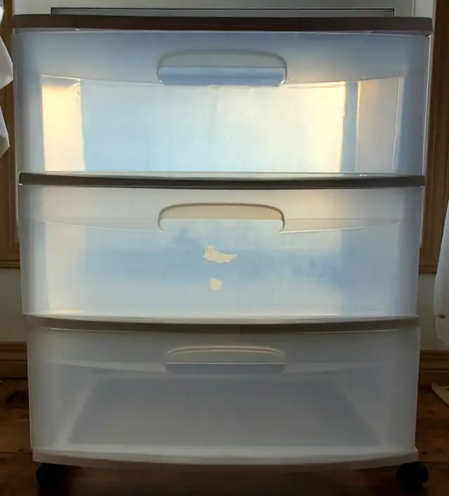Sterilite Wide 3 Drawer Storage in Storage & Organization in Prince Albert - Image 2