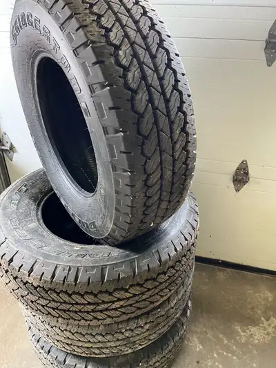 4 Bridgestone Dueler A/T tires for sale. Asking $650.00 or best offer.