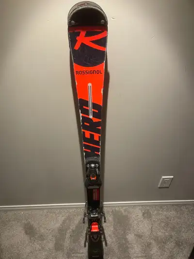 Well-cared-for Rossignol HERO (135 cm) with LOOK Xpress/NX 10 GW rail-mount bindings (tool-free adju...