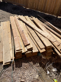 Pressure treated fence boards
