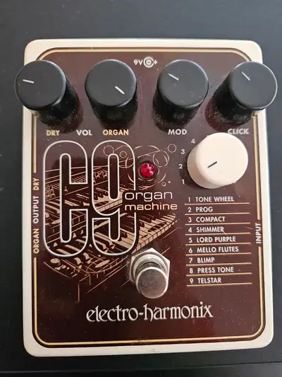 EHX C9 Organ Machine guitar pedal, Voir plus