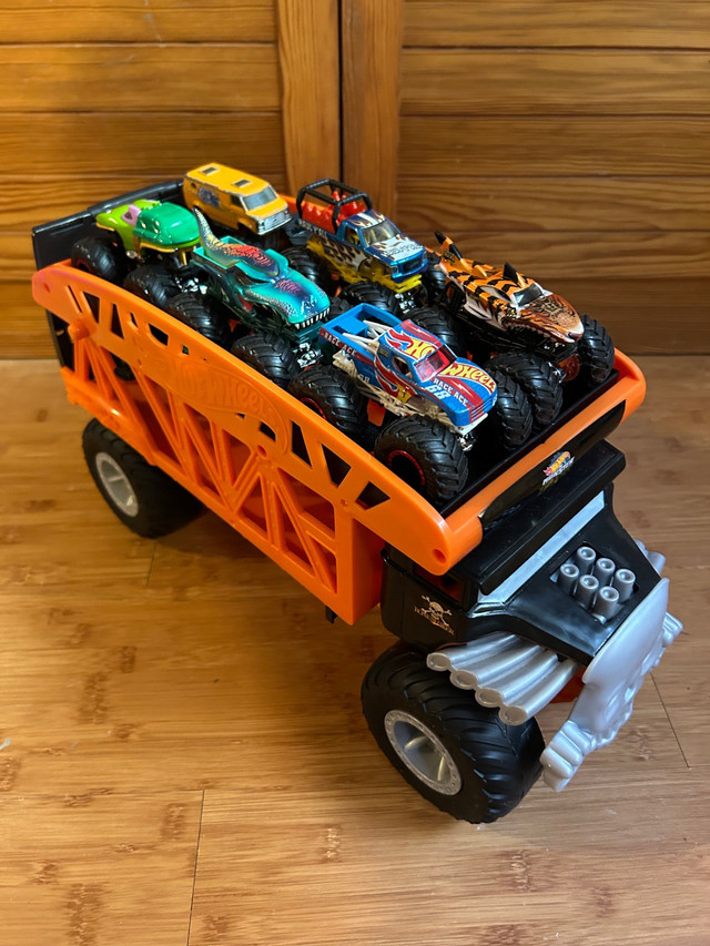 Hot wheels monster trucks and monster truck mover  in Toys & Games in Dartmouth