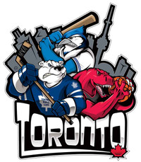 Toronto Sports Teams Art /Argonauts /Maple Leafs vinyl stickers