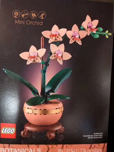 Brand New Sealed Lego Botanicals 10343 Mini Orchids 274 pieces ages 18+ See other ads for more Lego...