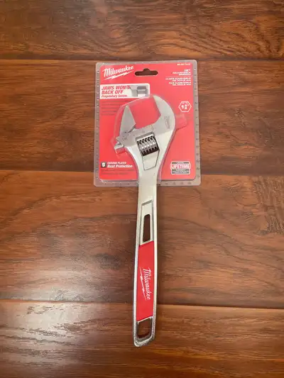 Milwaukee 12” Adjustable Wrench 48-22-4712, View more