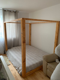 Kids room baldaquin frame low profile.