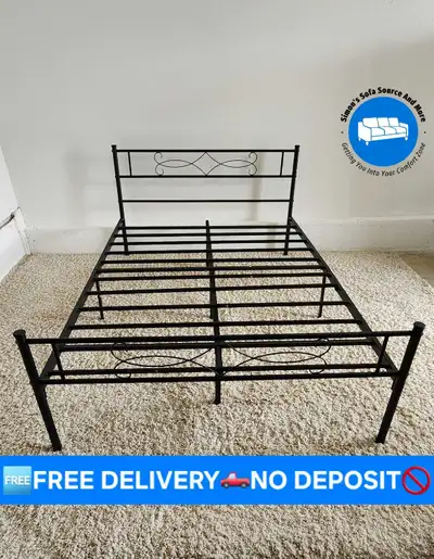 FREE DELIVERY Like ️New Metal Double/Full/Standard Size Bedframe, View more