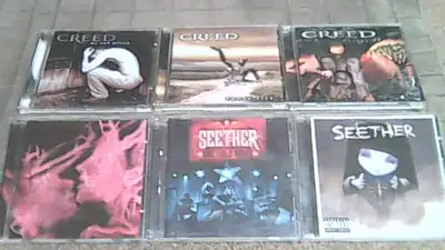 Creed and Seether CDs, View more