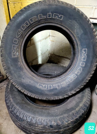 245/75R16 2 pneus Michelin de spare - d'occasion - dépanage (52)