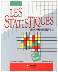 Les statistiques - Une approche nouvelle, 2e édition par Sanders