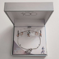 Disney 100 Year Anniversary MINNIE MOUSE Silver Plated Bracelet