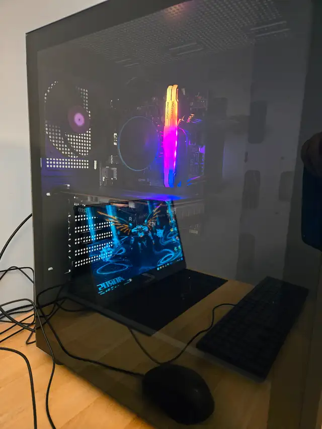 Mid-range RGB Gaming PC - Intel Core i3 14100+Radeon RX 6600 XT in Desktop Computers in Ottawa - Image 5