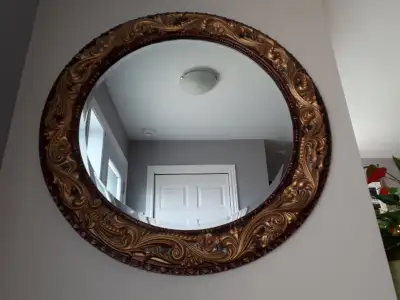 Miroir rond, de 100 cm, miroir deco, contemporain, design, View more