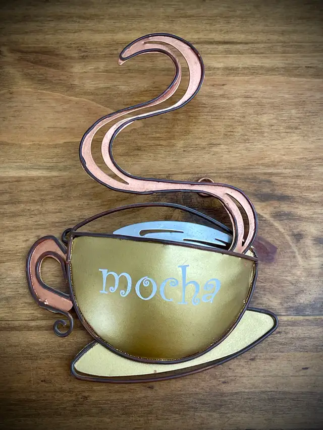 Latte • Mocha • Java Lightweight Metallic Wall Art • Coffee Bar in Home Décor & Accents in Kitchener / Waterloo - Image 4