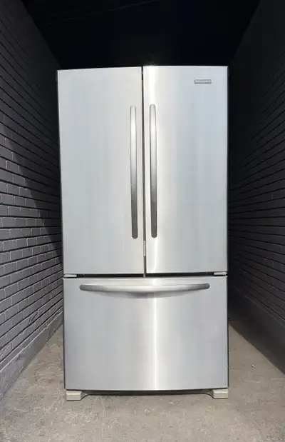 Big KitchenAid fridge (water+ice) - delivery, View more