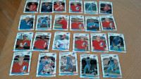 Carte Baseball Série 23 cartes Expos  Fleer 1988 (220223-4696)