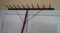 Antique Primitive Large Wooden Hay Rake