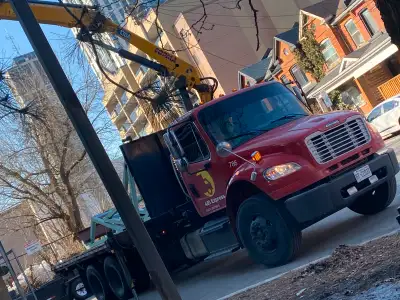401 Xpress Crane Service We Fly : AC Unit - Roof Top Flat bed services Length : 24 Feet Capacity : 1...