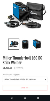 Miller buzz box thunder bolt