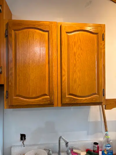 Looking for some free oak kitchen cabinets and countertop Thanks