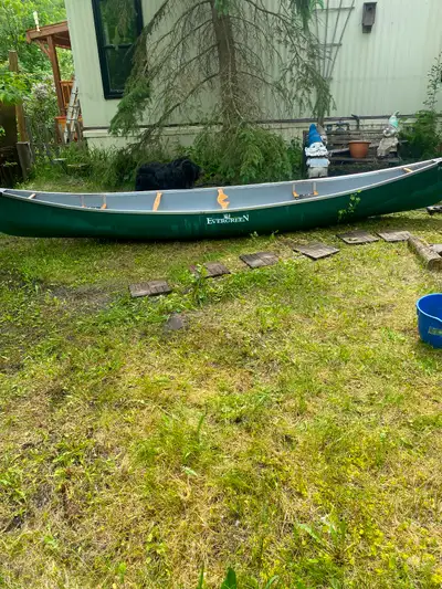 For sale in good condition , Ever Green Canoe ,, View more