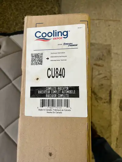 New in Box Aluminum radiator for 73-87 square body