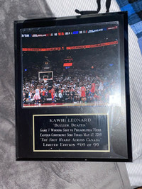 Kawhi Leonard Limited Edition Plaque 