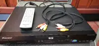 DVD player in very good condition, with remote control.