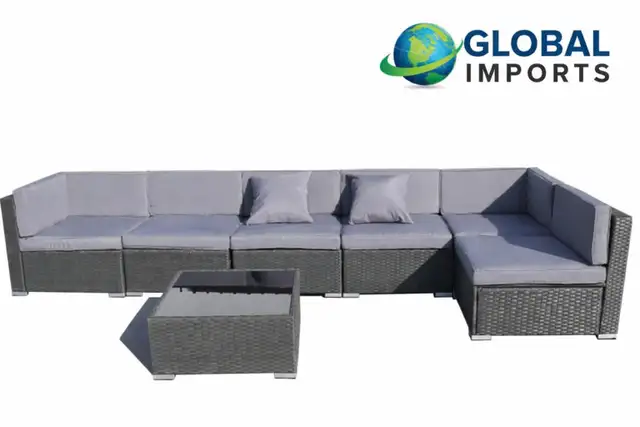 Global Imports Outdoor Sectional Sofa with Coffee Table in Couches & Futons in Mississauga / Peel Region - Image 2
