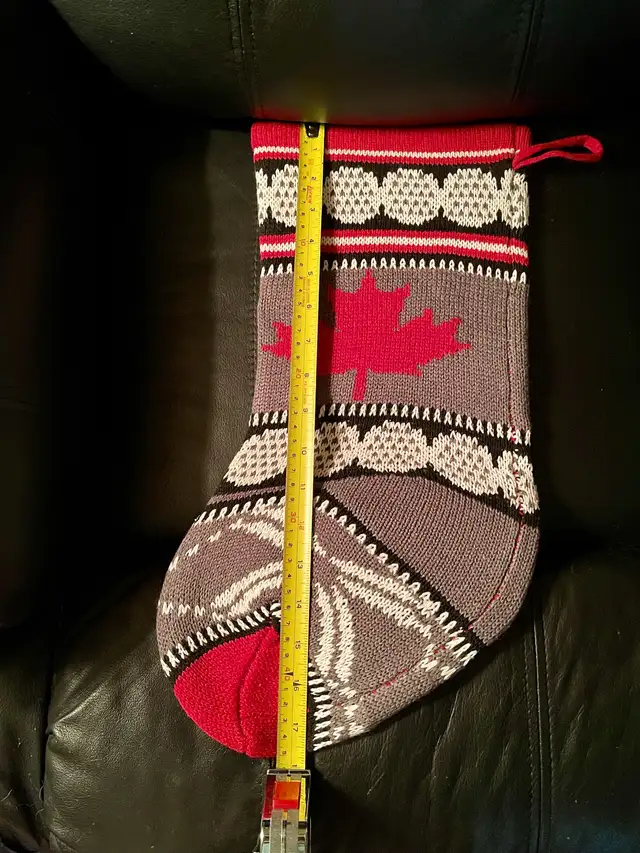 NEW Fair Isle Knit Christmas Stocking in Holiday, Event & Seasonal in City of Toronto - Image 3