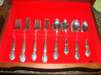 MID CENTURY SILVERWARE SERVICE FOR 8 AFFECTION
