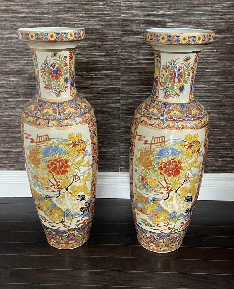Antique Chinese floor vases Arts & Collectibles Edmonton Kijiji